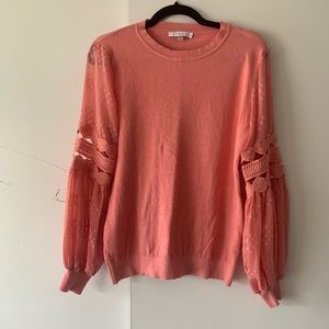 Beautiful peach top. Sioni M